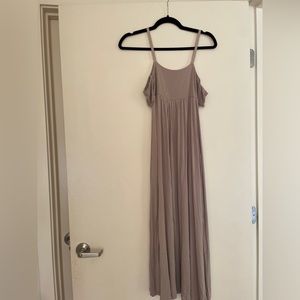Aritzia wilfred xs lilac grey midi/maxi dress